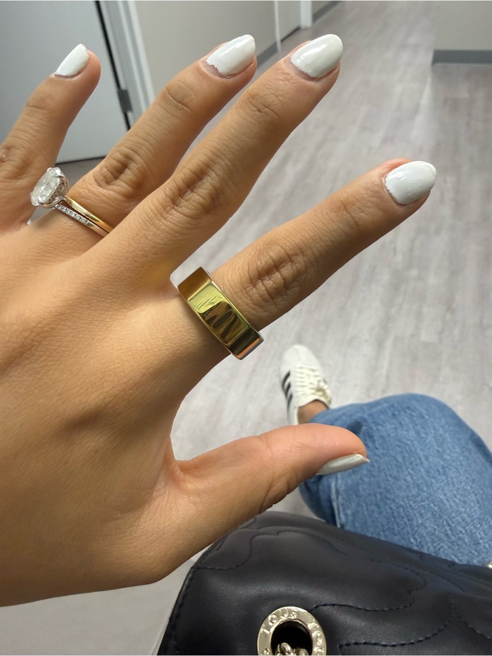 Oura ring gen 3 heritage gold - size 8